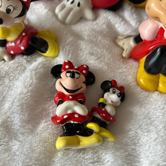 Disney Minnie Mouse Figurine Lot (8) Vintage Collectibles - Picture 2 of 4